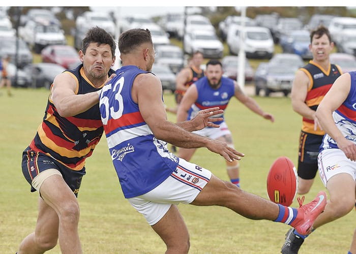 YPFL: Crows hold off Bulldogs in fiery match