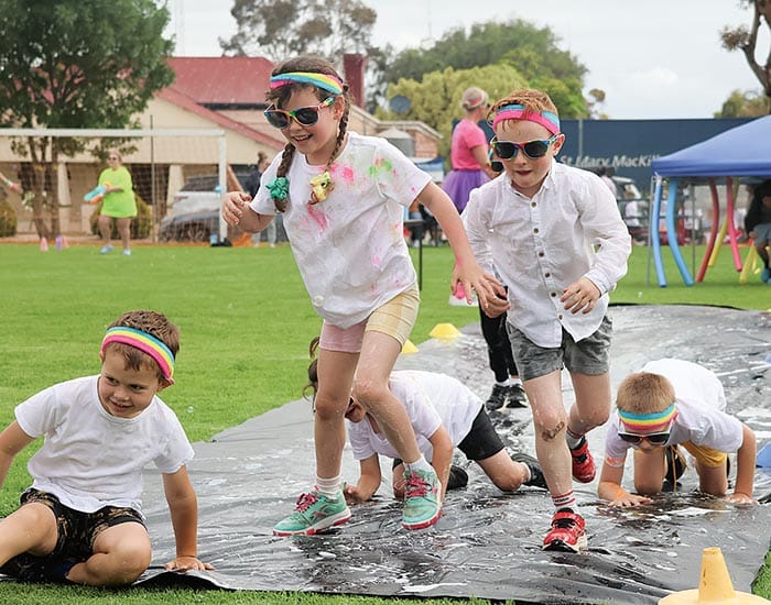 Colour run lights up St Mary MacKillop School