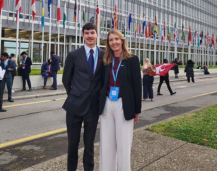 Movember takes Rhys to Geneva