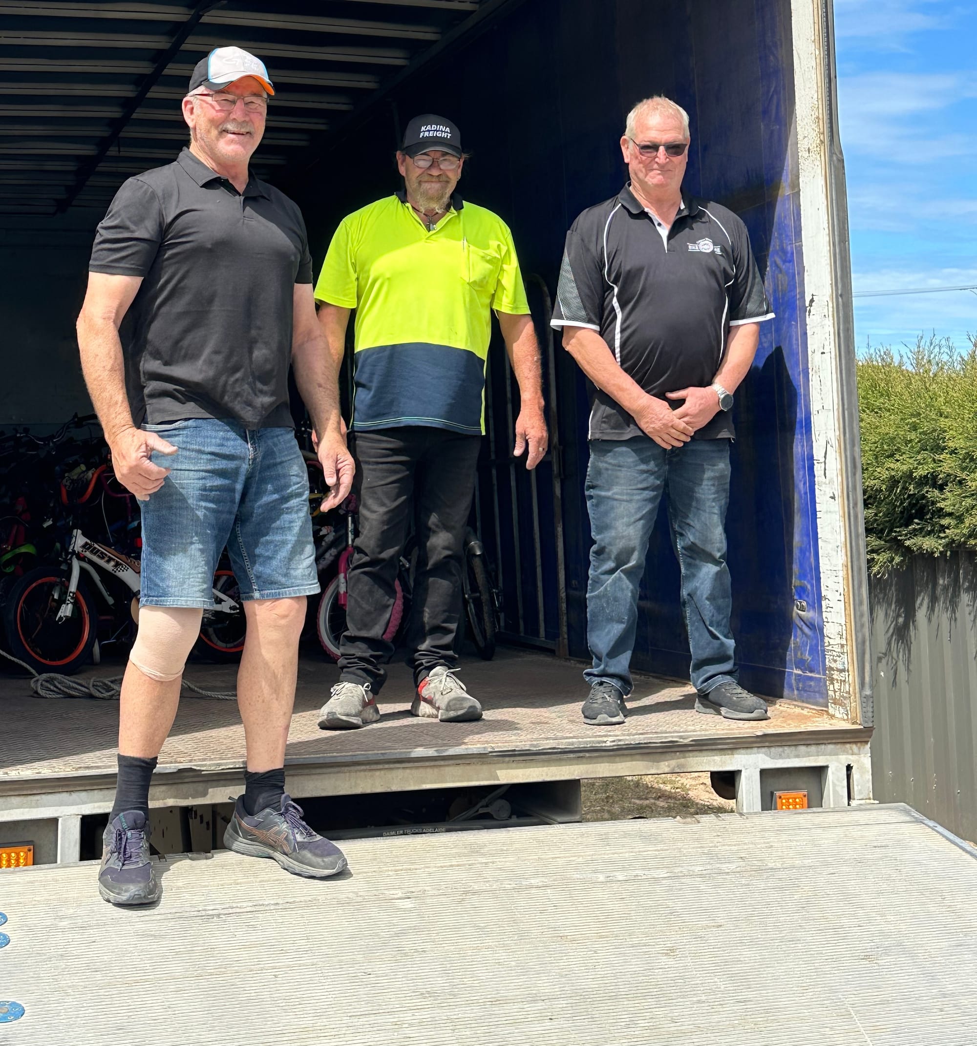 Riding towards Christmas