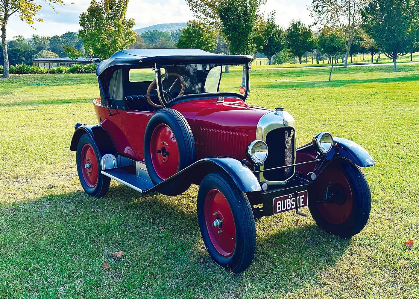 Century-old Citroen spreading the word