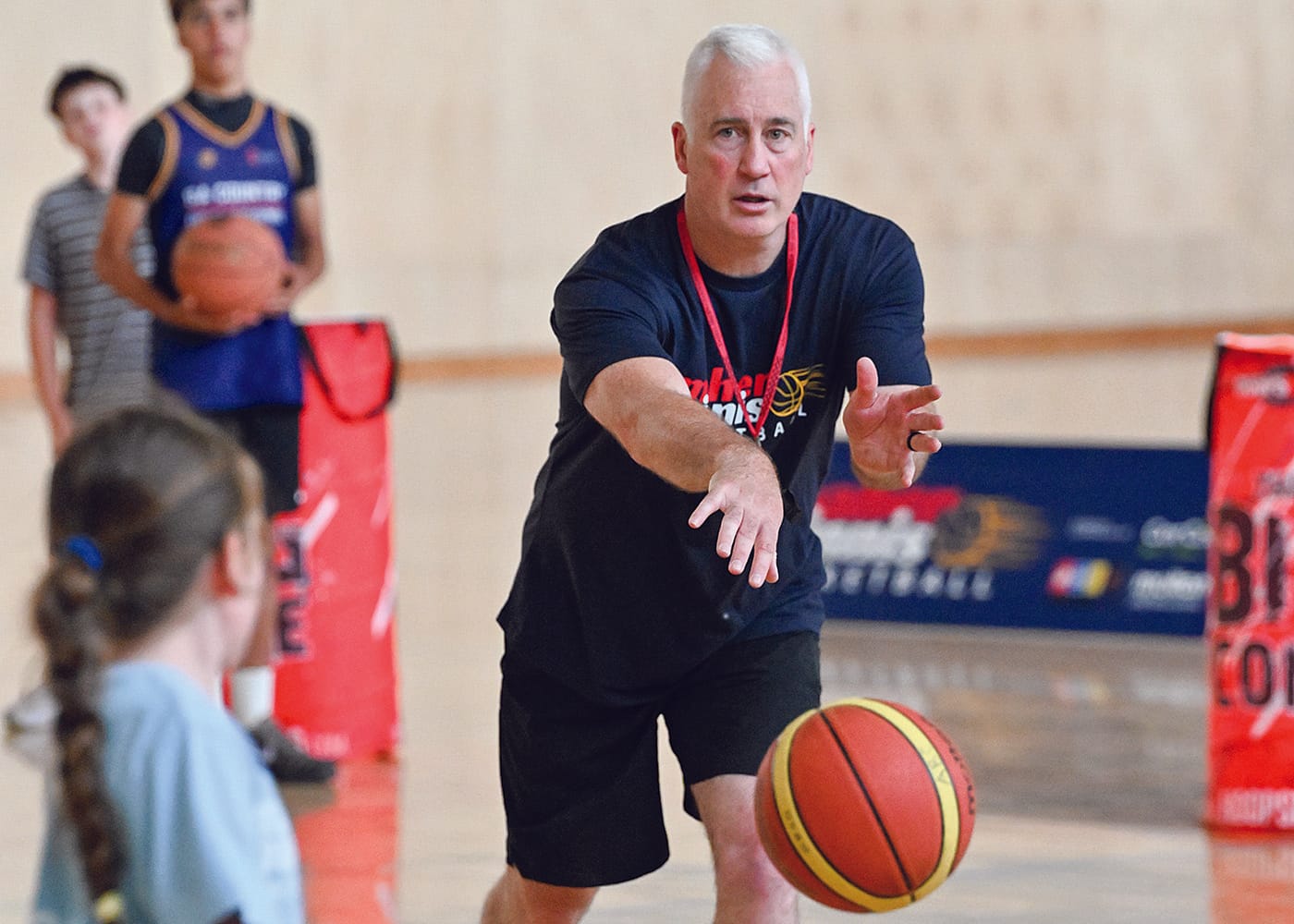 Basketball legends run junior clinic in Kadina