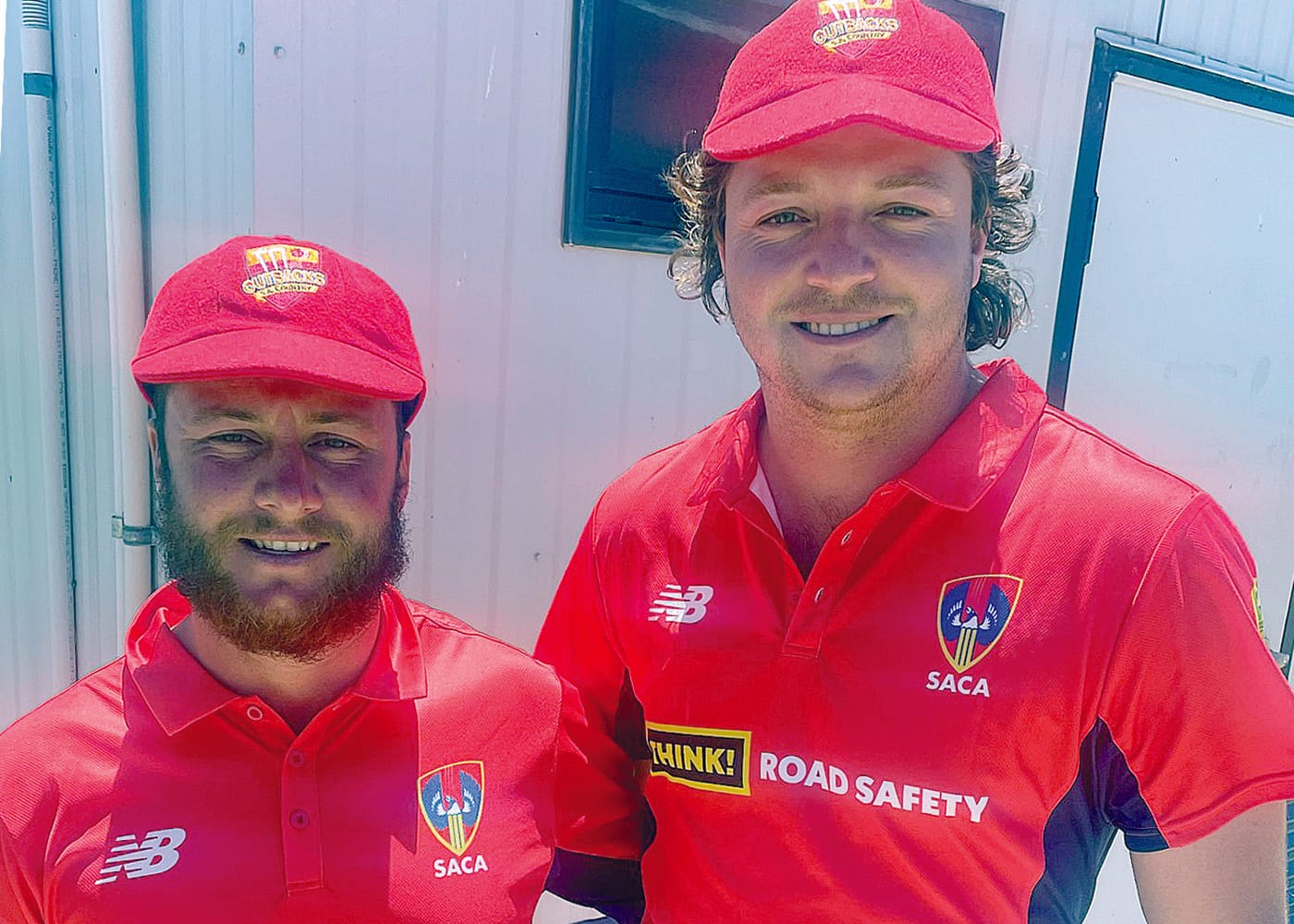 On an elevated stage