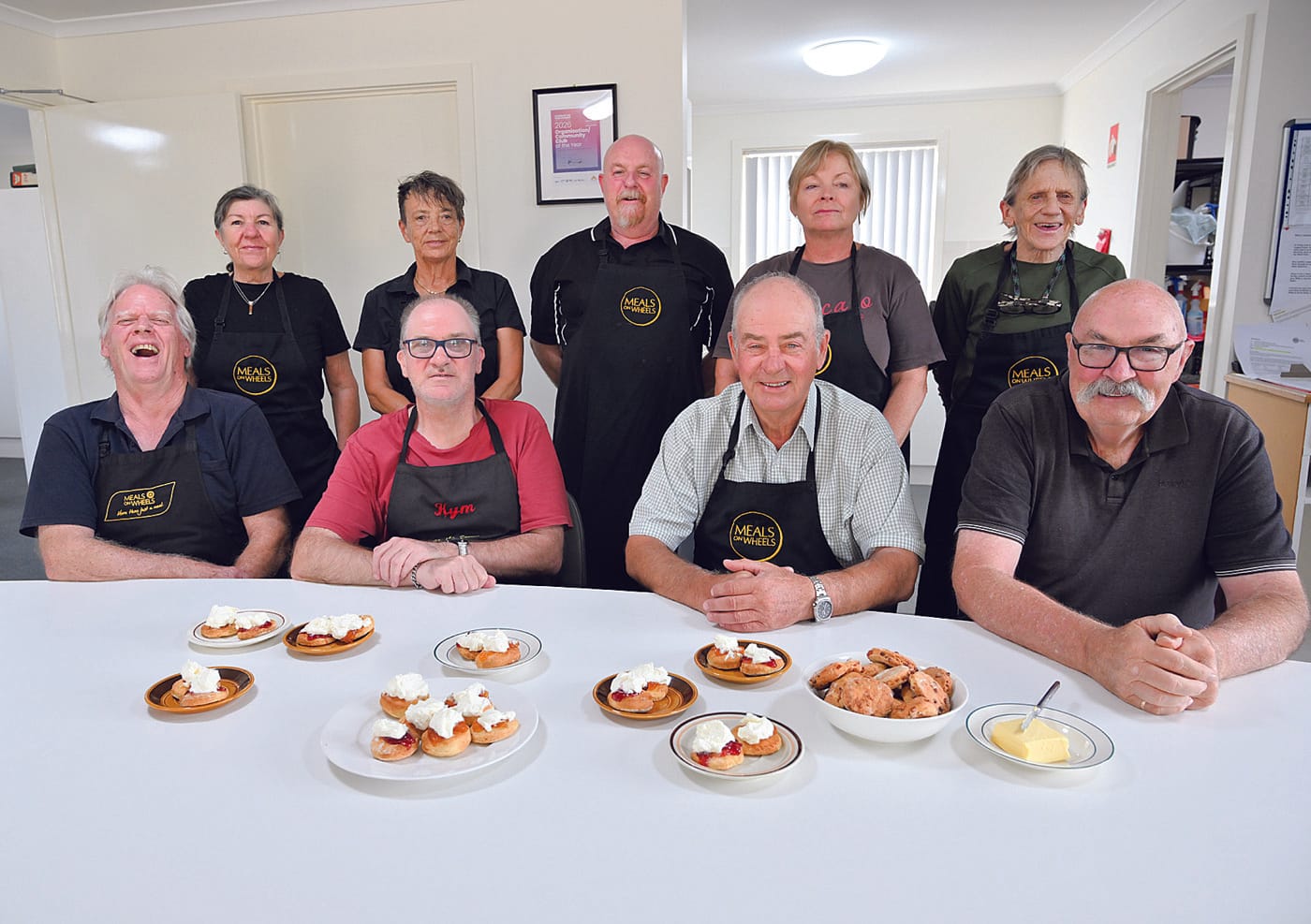 Scones a well-earned treat for volunteers