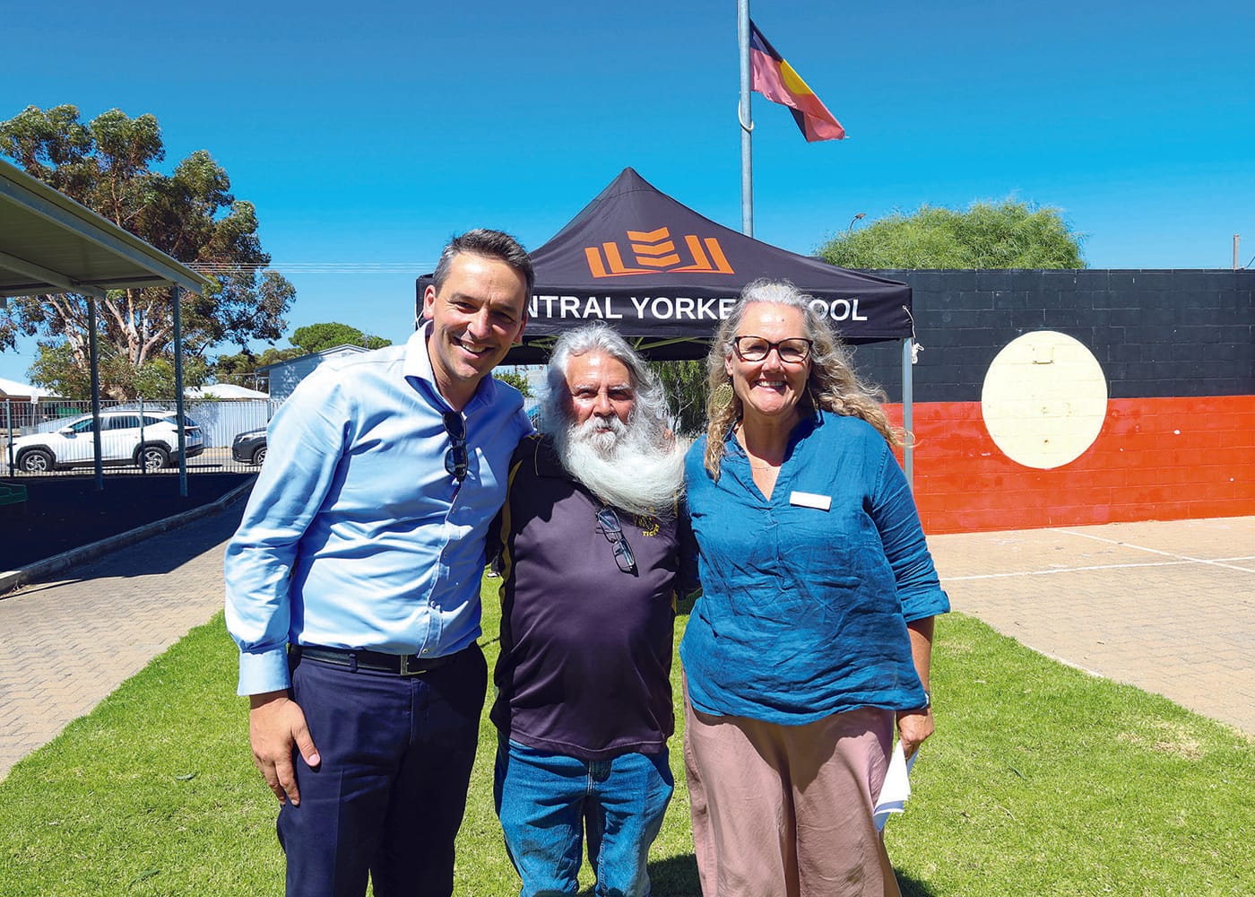 Minister Boyer visits local school