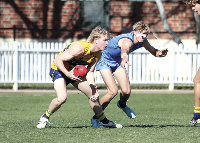 On an elevated stage post image