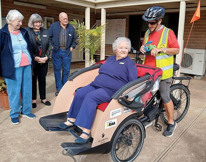 Trishaw on show at Moonta Probus post image