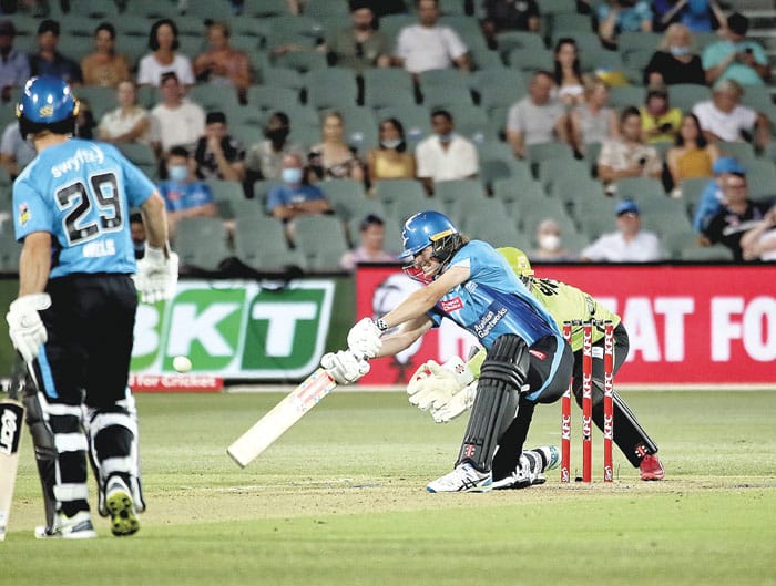 On an elevated stage post image