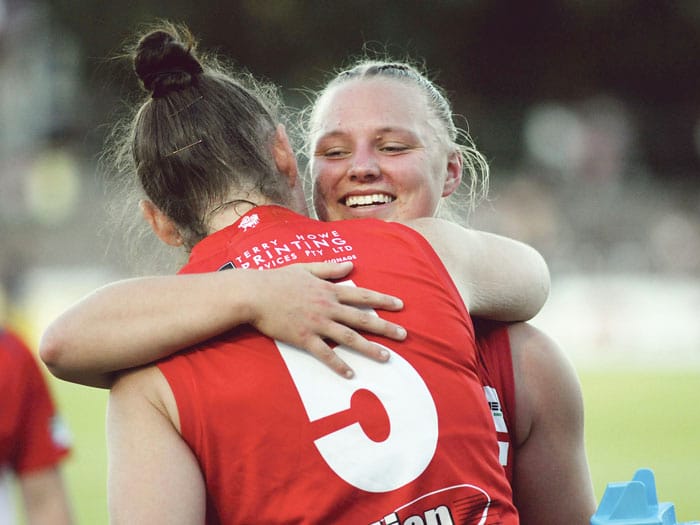 On an elevated stage post image