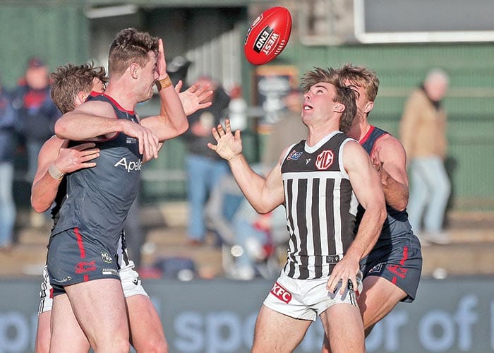 On an elevated stage post image