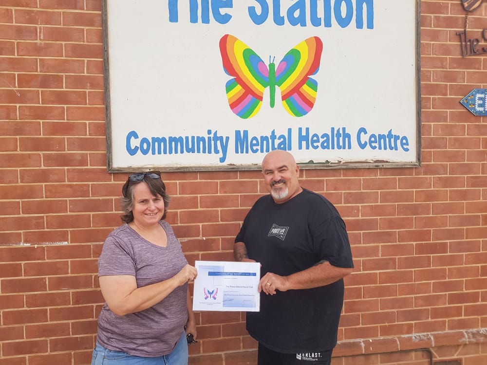 Local club supports mental health centre post image
