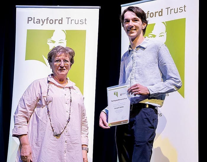 Joseph Rothe awarded prestigious scholarship post image