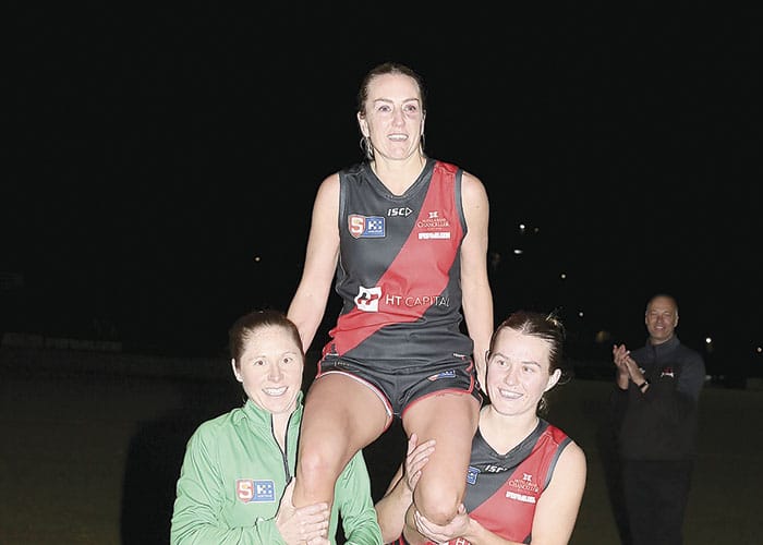 On an elevated stage post image