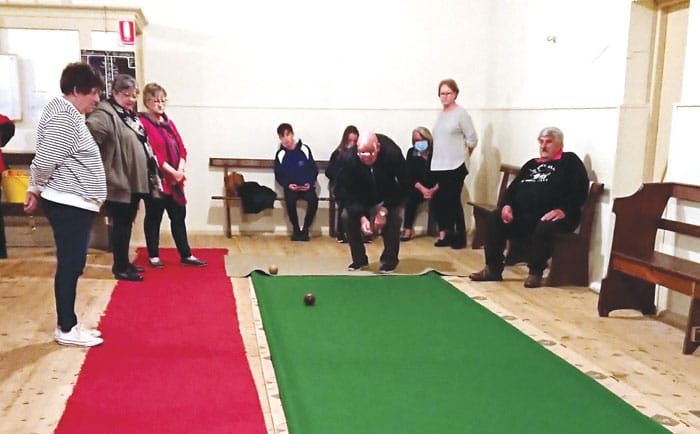 Cross Roads indoor cush bowls post image