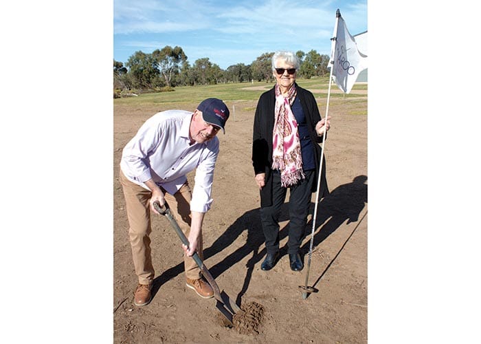 Sod turned for Rivers Practice Green post image