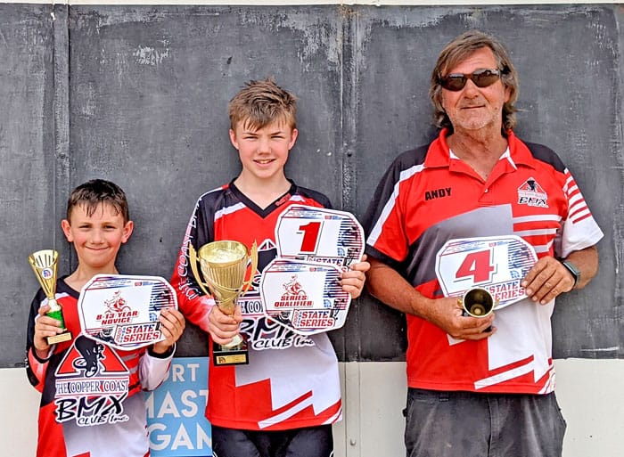 BMX State Series trophies awarded post image