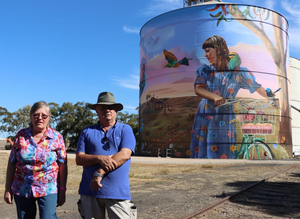 Bute job on silo artwork post image