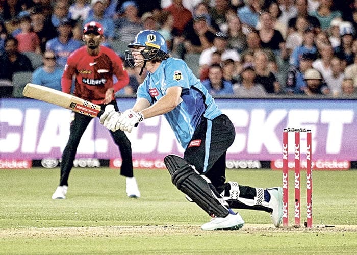 On an elevated stage post image