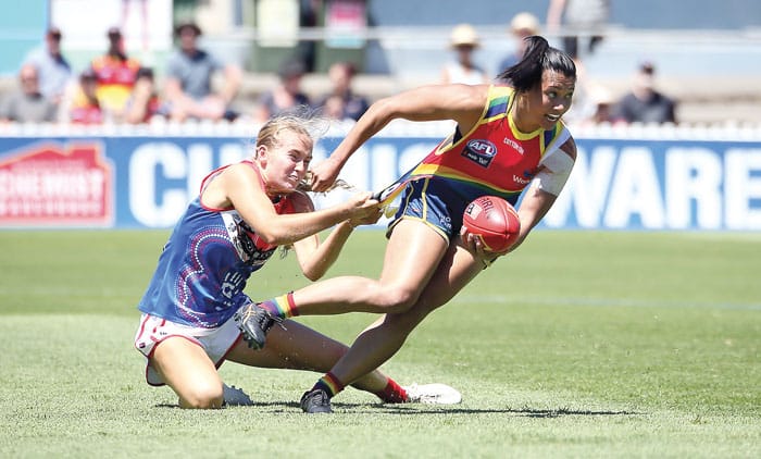 On an elevated stage post image