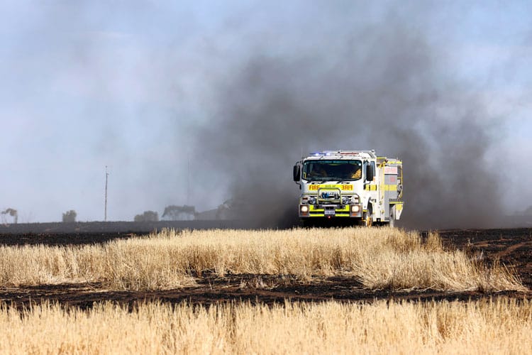 Blaze burns 40 hectares at Thomas Plains post image