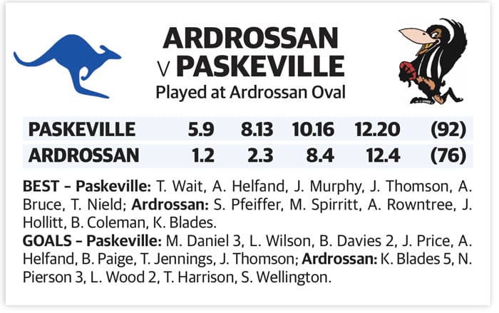 YPFL: Big first half lifts Magpies post image