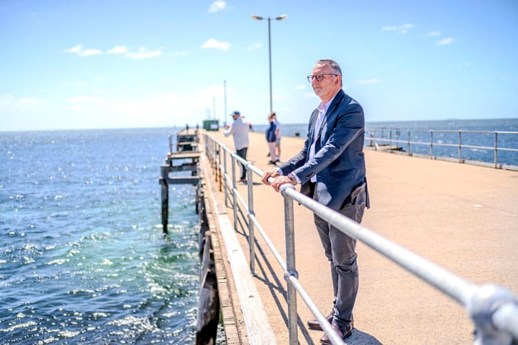 Out at sea over jetty funding push post image