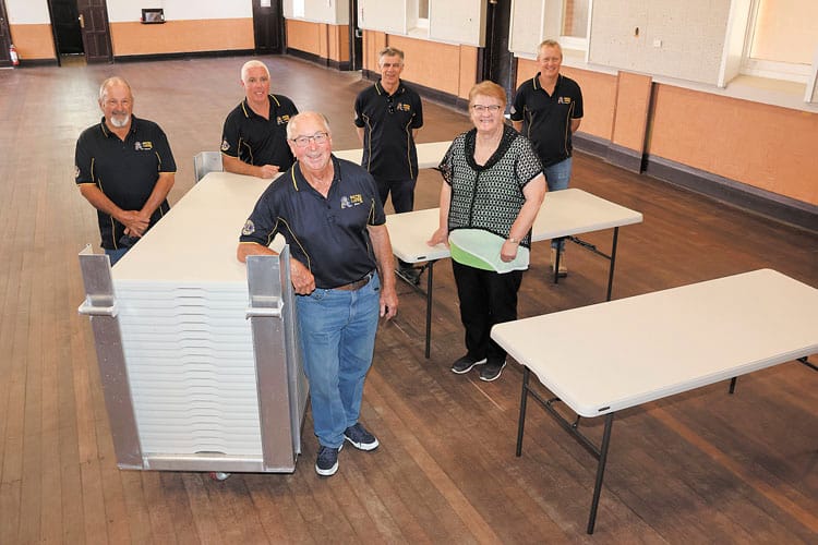 New Bute set up at hall post image