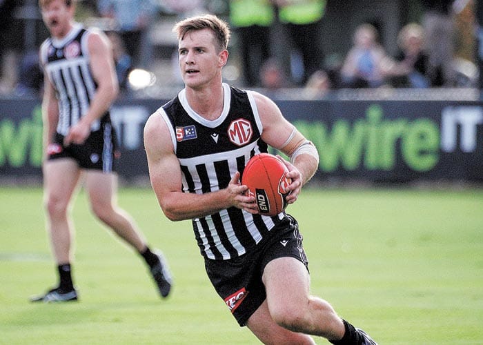 On an elevated stage post image