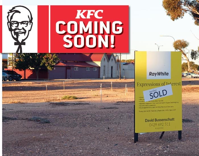 KFC confirmed for Kadina post image