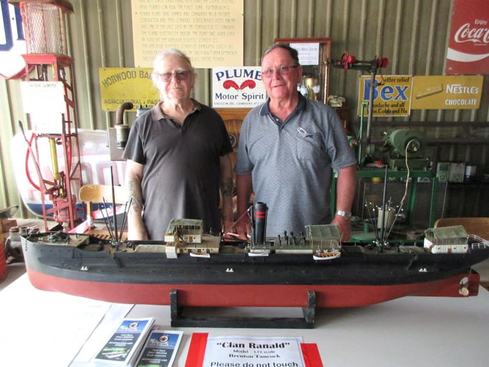 Clan Ranald model displayed at Edithburgh Museum post image