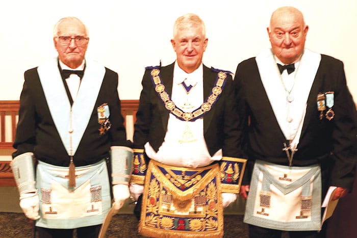 Freemasons receive 50-year jewel post image