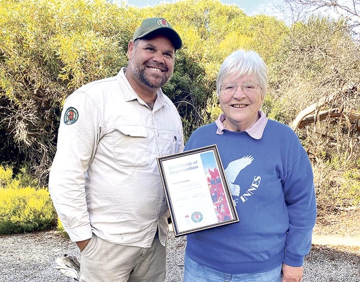 Joyce notches up 25 years with Innes Friends Group post image