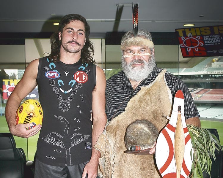 Jones designs Indigenous round jumper post image