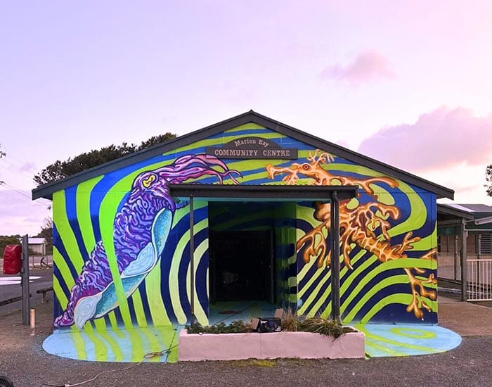 Algae mural an ‘ocean coat of arms’ post image