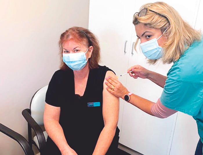 Rolling up for vaccinations post image