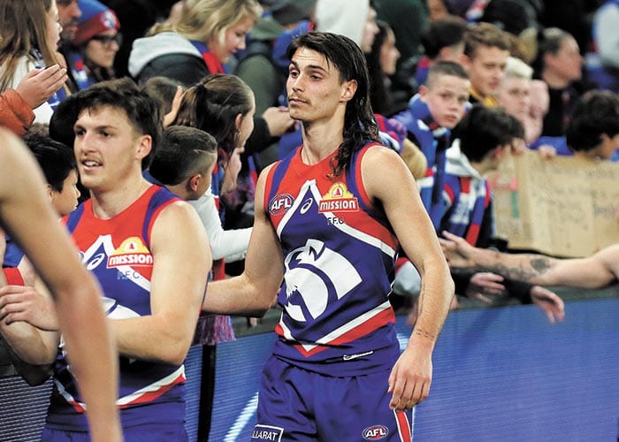 On an elevated stage post image