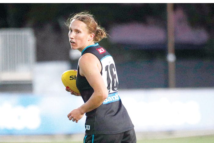 On an elevated stage post image