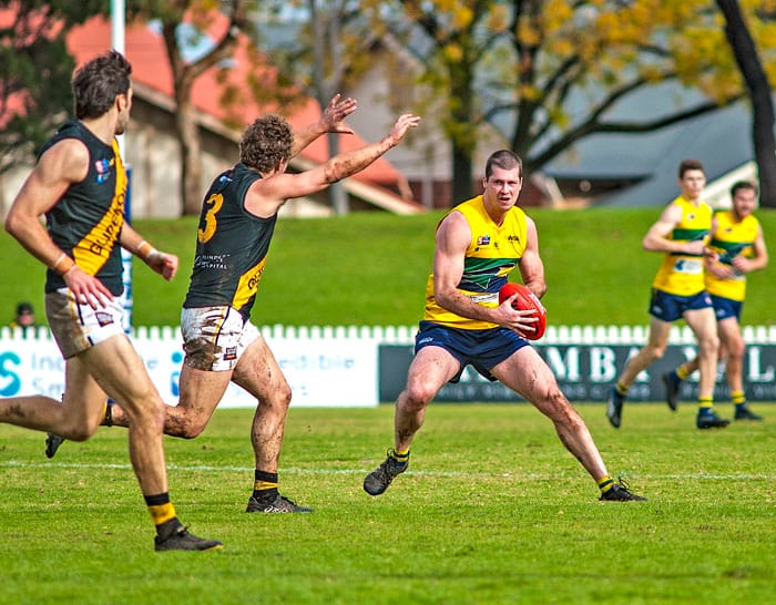 On an elevated stage post image