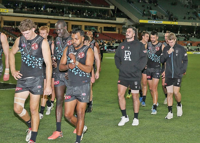 On an elevated stage post image