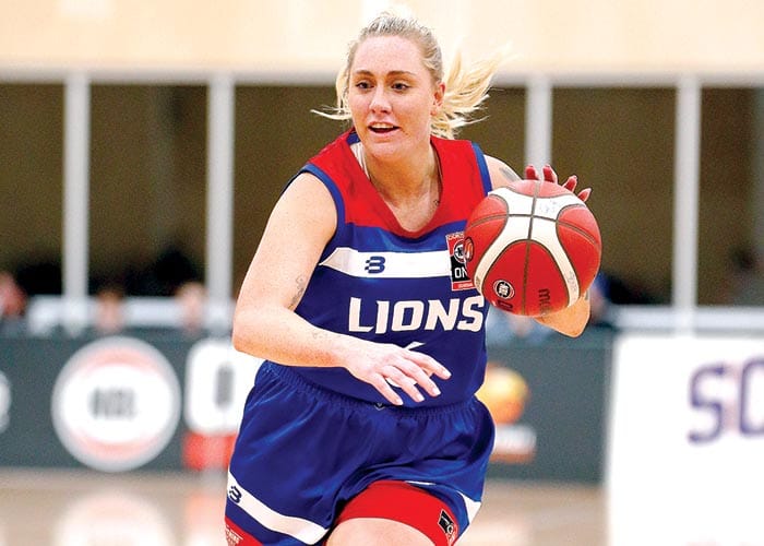 On an elevated stage post image