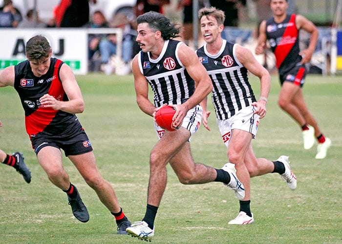 On an elevated stage post image