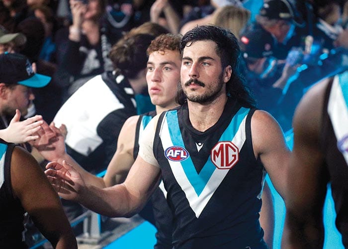 On an elevated stage post image