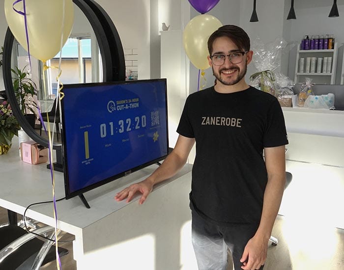 Kadina barber’s 24-hour cut-a-thon raises $4000 for lymphoedema post image