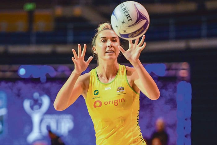 Sarah Klau competes in Constellation Cup netball post image