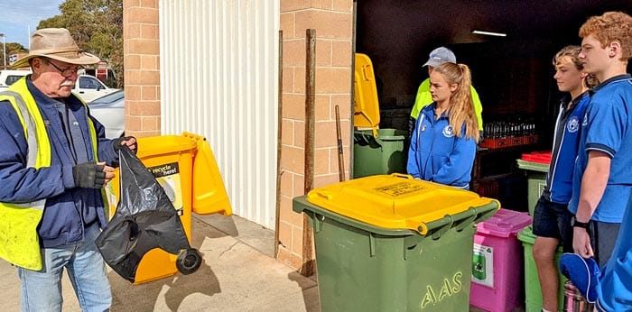 Recycling lesson at AAS post image