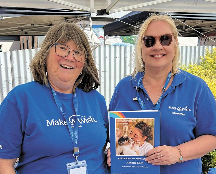 Make-A-Wish YP branch volunteer milestone post image