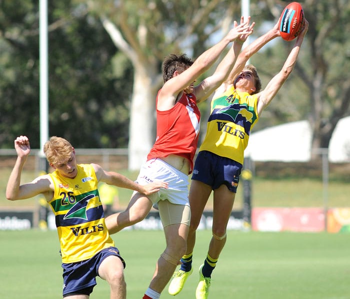 On an elevated stage post image