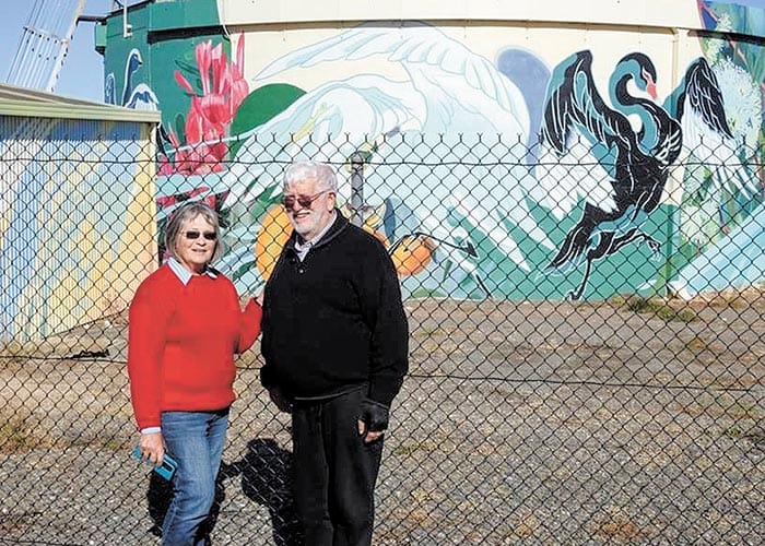 Probus treks SYP tank mural trail post image