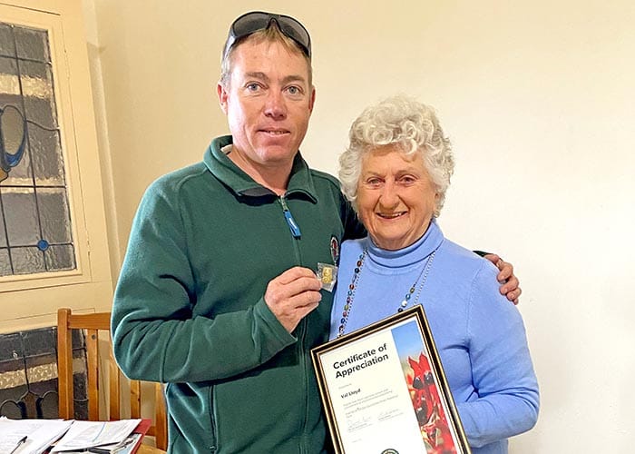 Val scores quarter century as a national park volunteer post image