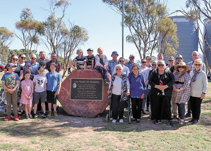 Family marks farming centenary post image